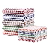 Geschirrtuch, Baumwolltuch, Baumwollstoff, Geschirrtuch 10x Baumwolle Küchentuch Handtuch saugfähig - 15.75x11.02 Zoll Ultra Baumwollstoff, Geschirrtuch, Baumwolle, schnell trocknende Blumenbeutel