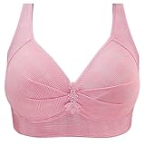 BH Damen mit Bügel 3er Pack BH Sport Bustier Damen ohne Bügel Push Up BH Set Seamless Bralette Atmungsaktiver Soft T Shirt Schlaf BH Ungepolstert Comfit BH große brüste Sport Tshirt Damen Fitness