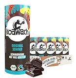 koawach Drink Original Schoko Trinkschokolade – Koffein Kakao Getränk Dose Guarana Schokolade weniger Zucker Schoko Energy Drink Bio Fairtrade (12 x 235 ml)