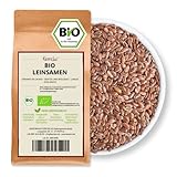 Kamelur Bio Leinsamen Ganz (2,5kg) - Bio Leinsamen Braun ohne Zusätze