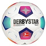 DERBYSTAR Unisex Jugend Bundesliga Brillant Replica Light v23 Fußball, weiß, 4