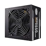 Cooler Master MWE 550 Bronze 230V V2, PC-Netzteil (EU-Stecker), 80 PLUS Bronze, temperaturempfindlichen HDB-Lüfter, DC-DC + LLC-Schaltung mit + 12V-Schiene, nicht modular