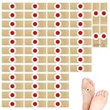 Hühneraugenpflaster,48 Stück Hühneraugen Pflaster,Hühneraugen Entfernen,Selbstklebend Corn Removal Pads,mit Rotem Dressing Hühneraugen Entferner Pflaster,Kann Schmerzen Wirksam Lindern