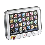 Fisher-Price Lernspaß-Tablet | Babyspielzeug mit Lichtern, Musik | Motorikspielzeug | Spiele ab 1 Jahr | Lernspielzeug ab 1 Jahr für Buchstaben, Wörter | Spielzeug ab 1 Jahr | Deutsche Version, CDG57