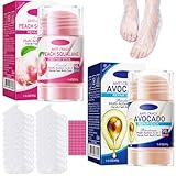 2 StüCk Fusscreme Sehr Trockene FüSse Hornhaut FußCreme Trockene FüßE FußCreme Trockene FüßE Hydrating And Anti-Cracking Foot Lindert Extreme Trockenheit Und Rissbildung Der FüßE Mit 10 FußMasken