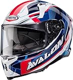 CABERG HELMET AVALON X OPTIC WHITE/BLUE/RED M
