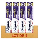 SIGNAL - Zahnpasta Integral 8 Komplette präbiotische Wirkung – 3 x effektiver Rundumschutz – 96% Inhaltsstoffe natürlichen Ursprungs (4 x 75 ml)
