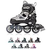 meteor® Inliner Rollen Inline Skates Mädchen und Jungen Inliner Kinder Inline Skates ABEC7 Rollen inliner mit Einstellbarer Größe Inliner Kinder Inline Skates