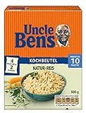 Uncle Ben's Natur Reis, 10 Minuten Kochbeutel, 1 Packung (1 x 500g)