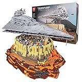 Mould King 21007 Technik Sternenzerstörer Modell, 5162 Teile Groß UCS Super Star Destroyer MOC Klemmbausteine Bauset Kompatibel mit Sternenzerstörer