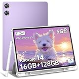 OUKITEL OT9 Android 14 WiFi Tablets - 16(4+12) GB RAM+128GB ROM (1TB TF), 8000mAh 11 Zoll Octa-Core Tablets,13MP/5MP Kamera, BT5.0