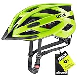 uvex i-vo 3D - Leichter Allround-Helm für Damen und Herren - individuelle Größenanpassung - erweiterbar mit LED-Licht - neon Yellow - 56-60 cm