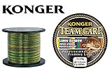 Angelschnur Konger Team Carp Camou Rainbow 600m Spule Monofile Karpfen Schnur (0,35mm / 13,50kg)