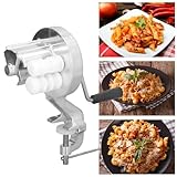 DXZXDJIU Manueller Makkaroni-Maker – vielseitige Nudelmaschine for die Zubereitung von Spaghetti, Fettuccini und Gnocchi