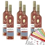 Maybach Spätburgunder Rosé QbA, trocken, sortenreines Weinpaket + VINOX Winecards (6x0,75l)