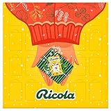 Ricola Adventskalender 2024, 24 Türchen mit einer Mischung aus verschiedenen Sorten Schweizer Kräuter-Bonbons, mit und ohne Süßungsmittel, 1 x 360g