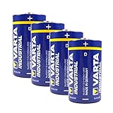 Varta Batterie 4er-Pack Varta Industrial 4020 Alkaline Mono D / LR20 / MN1300, 481386