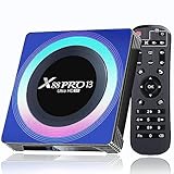 Android tv Box 13.0 2025, Android Box 4GB RAM 64GB ROM 4K 8K RK3528 Quad-Core TV Box Android Unterstützt WiFi6 100M Ethernet 2.4G/5GHz Dual-WiFi Bluetooth 5.0 HDR10+ H.265 3D Smart tv Box