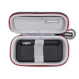 RLSOCO Tasche für SanDisk Extreme/Extreme PRO Portable SSD 1 TB/2 TB/4 TB/500 GB & für Crucial X8 1TB/2TB/4TB Externe SSD