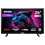DYON Movie Smart 24 VX 60 cm (24 Zoll) Fernseher (HD Smart TV, HD Triple Tuner (DVB-C/-S2/-T2), App Store, Prime Video, Netflix, YouTube, DAZN, Disney+)