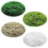 CONNECTION 4 Beutel Mini Streugras für Modellbau Static Grass 3mm Streugras Wiese Modellbau Grass Powder Modellbahn Layout Gras für Miniature Modelllandschaften DIY Modelling Sand Table (1 Beutel 30g)