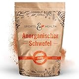 Schwefelpulver Anorganisch - 1000g gemahlener Schwefel - 99,9% Reinheit - Eigene Abfüllung - Anorganischer Schwefel