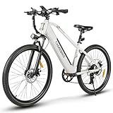 SAMEBIKE 26 Zoll E Bike, Elektrofahrrad E-Bike Herren Damen mit 36V 15Ah Akku, Bis zu 100KM, 250W Motor, E-Fahrrad mit 7-Gang-Getriebe, Pedelec Citybike EBike für Trekking J1 ST/J1