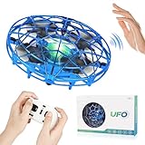 Weinsamkeit Fliegendes Spielzeug, Mini UFO Drohne Fliegender Ball mit Fernbedienung Handgesteuerter Hover Flying Ball mit LED & 3D-Flip Outdoor-Spielzeug Geschenke für Kinder Jungen Mädchen 6-12 Jahre