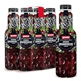 granini Selection Schwarze Johannisbeere (6 x 0,75l), Direkt-Saft-Nektar mit mindestens 25% Frucht, Schwarze Johannisbeer-Nektar für Saftschorle, hoher Fruchtgehalt, vegan, ohne Gelatine, mit Pfand