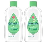 Johnson's Baby - Öl mit Aloe Vera für Babys 500 ml x 2 Einheiten - Pack Promoo