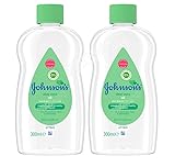 Johnson's Baby - Öl mit Aloe Vera für Babys 300 ml x 2 Einheiten - Pack Promoo