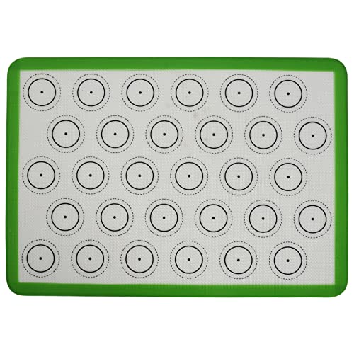 WanShi ein Set mit 4 Wiederverwendbaren Silikon-Backmatten für Backformen, Z. B. GebäCk, Kekse, Brot, Brioches