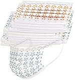 newgen medicals Einwegmasken Kinder: 20er-Set kleine Mund-Nasen-Masken für Kinder, Ohrschlaufen, gemustert (Einwegmasken für Kleine Gesichter, Kindermasken, Gesicht)