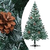 Furniture Select-Frosted Weihnachtsbaum mit Tannenzapfen 150 cm