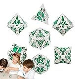 Rollenspiele, Mehrzweckwürfel | Vielseitiges Würfel-Set mit mehreren Gesichtern - 7 x tragbare, bunte Würfel Set für Treffen mit Freunden, Camping, Multiface-Spiel,