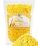 100% reine Bienenwachs Pastillen | 200 Gramm - natürliches Bienenwachs | Wachspastillen | Ideale Pastillen für Naturkosmetik, Kerzenherstellung und Bienenwachstücher - Beeswax