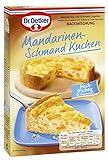 Dr. Oetker Mandarinen-Schmand Kuchen, 4 x 460 g, Backmischung für Schmand-Kuchen mit fruchtig-frischem Geschmack, einfache Zubereitung & gelingsicheres Backen