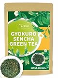 TeeLux Sencha Grüner Tee 114g, Reiner Natürlicher Gyokuro Tee Grüntee Lose, Glutenfrei, Erfrischendem Aroma