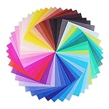 Opret Origami-Papier 20x20, 100 Blatt 50 Farben 20 x 20 cm Einseitig Farbiges Papier Faltpapier Guadratisch für DIY Kunst und Bastelprojekte