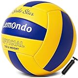 lemondo Volleyball PU weich offizielle Größe 5 wasserdicht Beachvolleyball Sandsport Sommergeschenk Ball für Indoor Outdoor