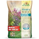 Neudorff Azet RasenKalk – Bio Rasenkalk erhöht den pH-Wert saurer Rasenböden schnell für einen kräftigen, grünen Rasen und beugt Moos vor, 10 kg für 200 m²