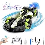 AOUGO Gesture Sensing Remote Control Car - High Speed Drift F1 Formula Racing, mit Spray, Musik & Licht, 2 Steuerungsmodi, Spielzeug für Kinder 8-12 Jahre Geburtstag Coolest Best Gift (Grüner)