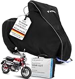 MYCOVER handgefertigte Premium Motorrad Abdeckplane – 30 Größen für über 2500 Modelle – 100% passgenau, wasserdicht, Winterfest & extrem reißfest – Indoor & Outdoor - Größe S (L190xB85xH115)