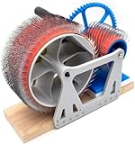 FBJAMZ Wollfaser-Trommelkardiermaschine, Holzwolle-Mischbrett, Kämmen, Spinnen, Handarbeit, für DIY-Handwerk Machen Filztiere