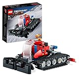 LEGO Technic Pistenraupe, 2in1 Winter-Fahrzeug-Modell-Spielzeug mit Schneemobil, Technik-Lernspielzeug für Jungen und Mädchen ab 7 Jahren, Geschenk zum Geburtstag 42148