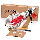 Jamon-Box Nr. 1 - Serrano Schinken 4,5 kg im Geschenkkarton mit Zubehör | Schinken-Set inklusive Schinkenständer, Messer & Schneide-Anleitung | für Schinken-Einsteiger & als Geschenk | jamon.de