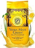 Yerba Mate Green Mate-Tee | LEMON | Brasilianischer Zitronen | mit Zitrus-Aroma | Starke Stimulation, Hohe Qualität | Yerba Mate-Tee mit Frucht , 1000 g