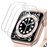 JETech Schutzfolie Kompatibel mit Apple Watch SE (2022/2020) /Series 6 5 4 40 mm, Hoch Definition TPU Displayschutz, Ultradünn, 3 Stück