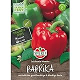 Sperli Premium Paprika Samen California Wonder ; Bewährt, Starkwüchsig, große Früchte ; Paprika Saatgut