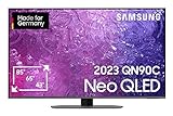 Samsung Neo QLED 4K QN90C 65 Zoll Fernseher (GQ65QN90CATXZG, Deutsches Modell), Neo Quantum HDR+, Neural Quantum Prozessor 4K, Dolby Atmos, Smart TV [2023]